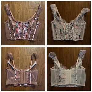 Victoria’s Secret Dream Angels Lace Corset Bra Tops